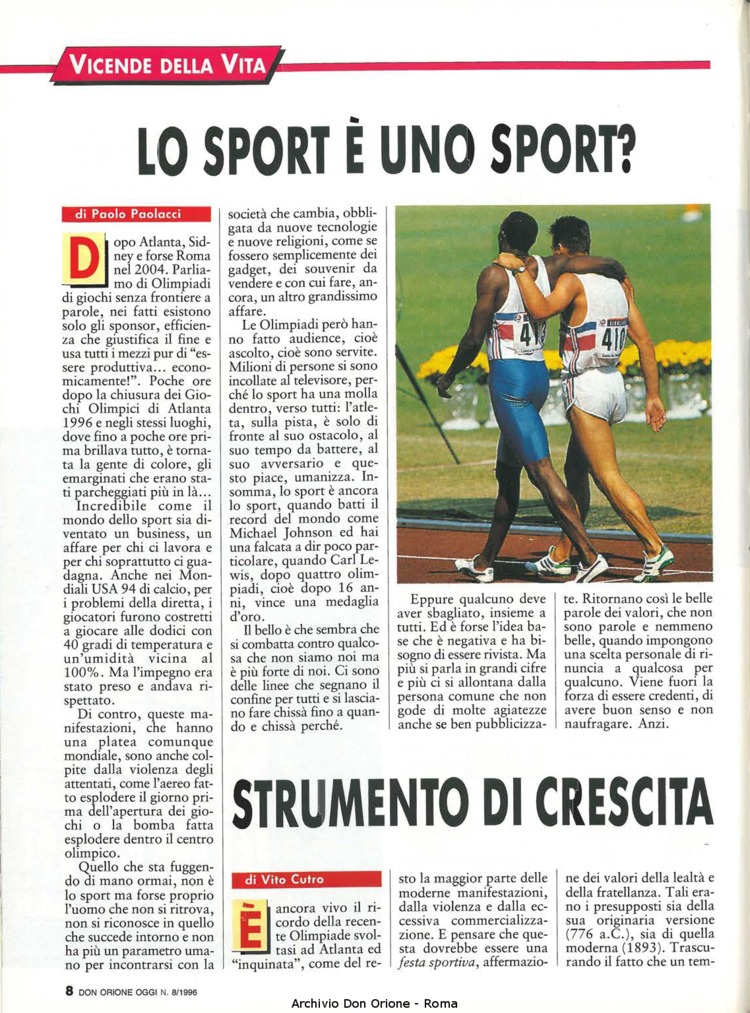 Don Orione oggi, 1996, 08, pagina 8