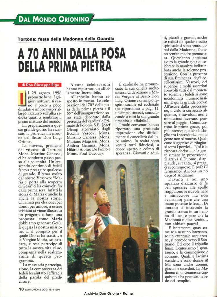 Don Orione oggi, 1996, 08, pagina 10