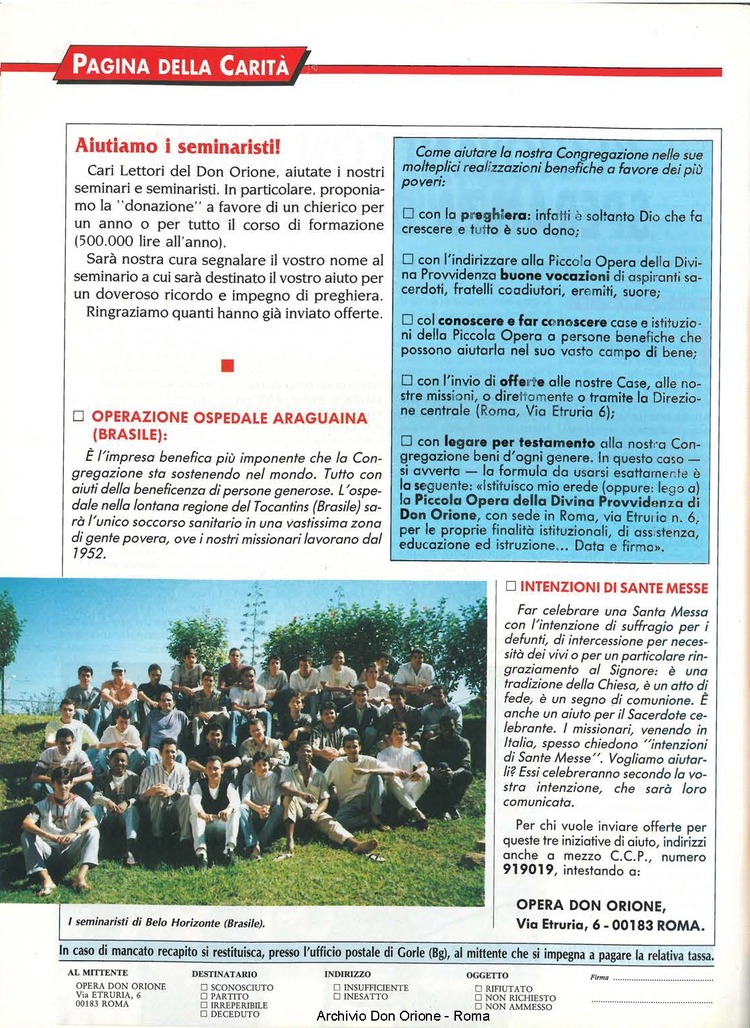 Don Orione oggi, 1996, 08, pagina 32