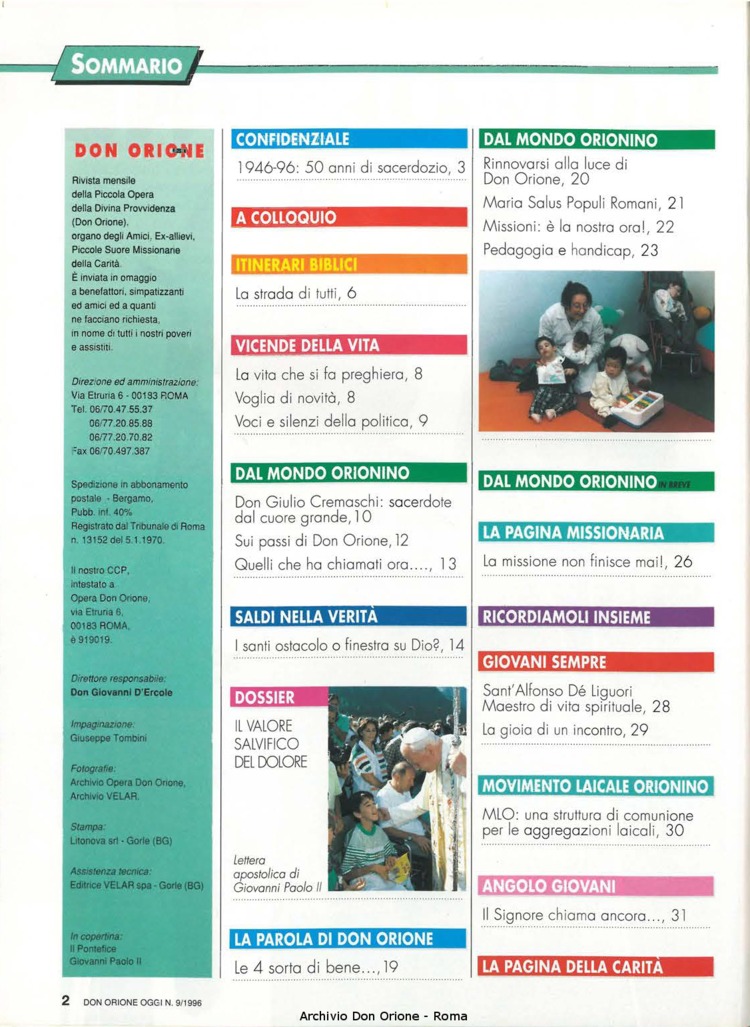 Don Orione oggi, 1996, 09, pagina 2