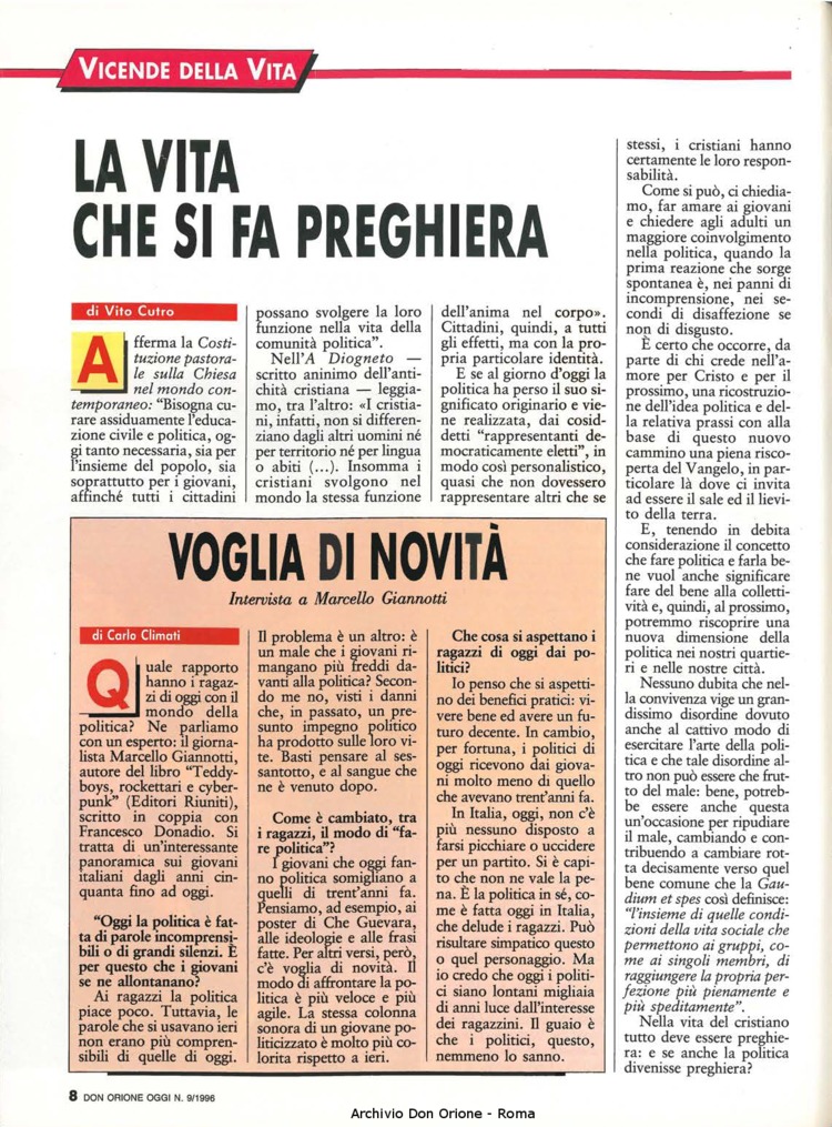 Don Orione oggi, 1996, 09, pagina 8