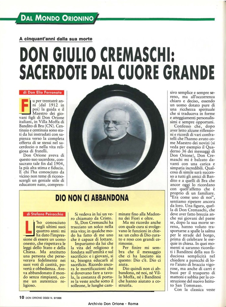 Don Orione oggi, 1996, 09, pagina 10