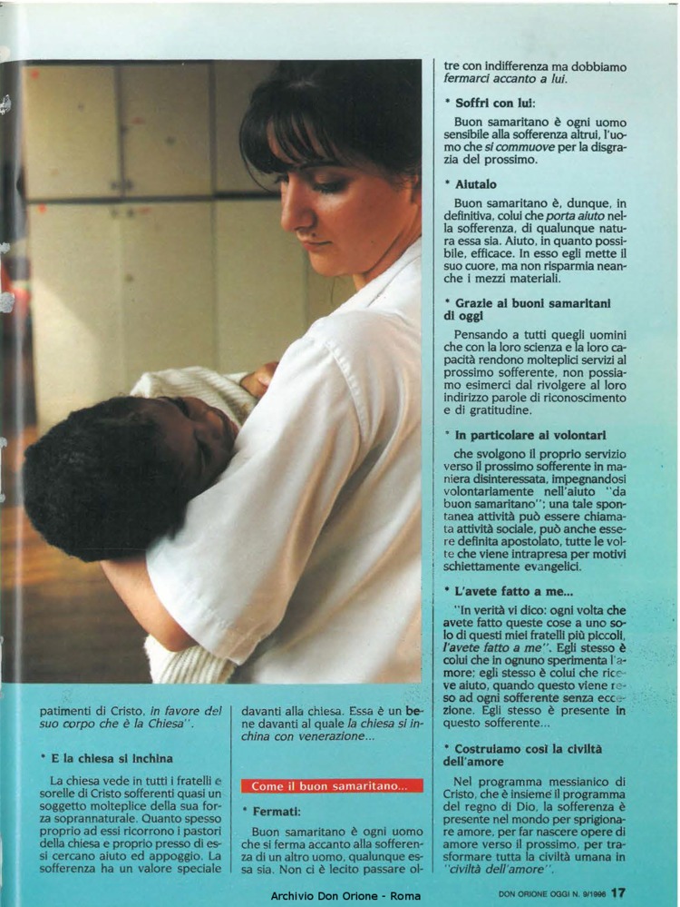 Don Orione oggi, 1996, 09, pagina 17