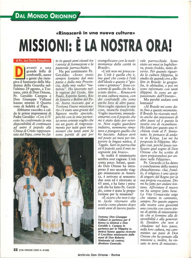 Don Orione oggi, 1996, 09, pagina 22