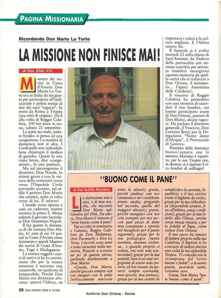 Don Orione oggi, 1996, 09, pagina 26