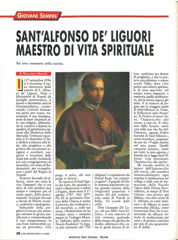 Don Orione oggi, 1996, 09, pagina 28