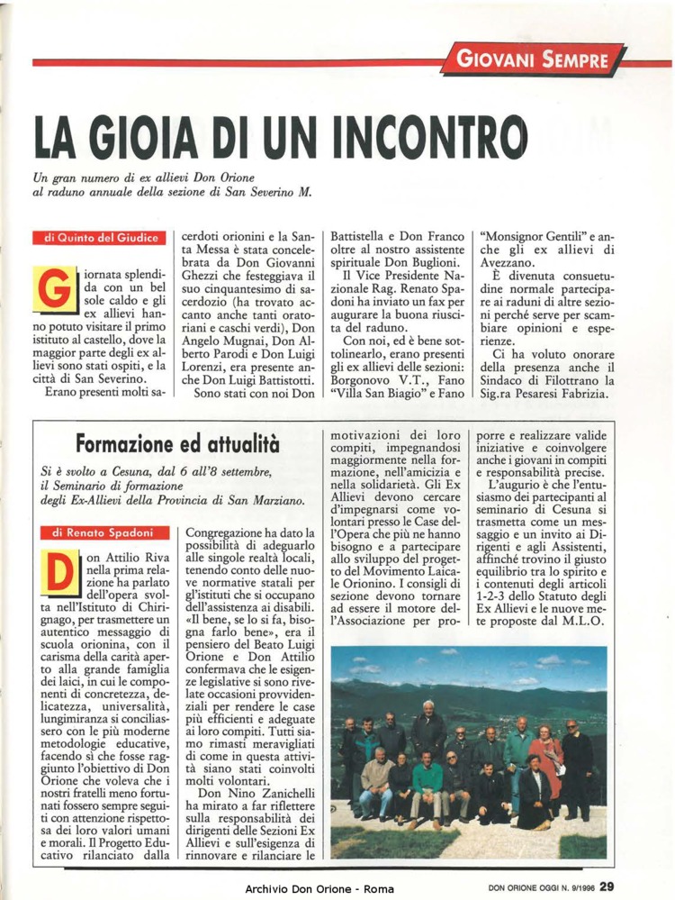 Don Orione oggi, 1996, 09, pagina 29