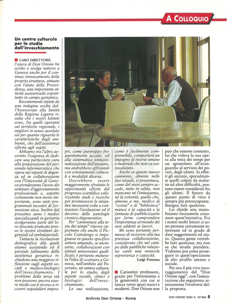 Don Orione oggi, 1996, 10, pagina 5