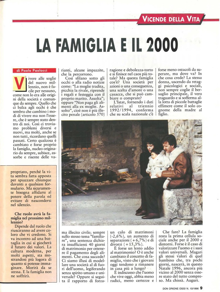 Don Orione oggi, 1996, 10, pagina 9