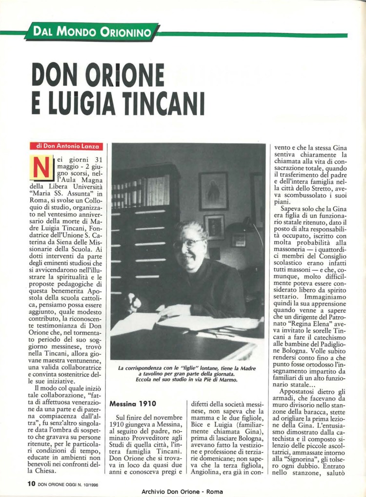 Don Orione oggi, 1996, 10, pagina 10