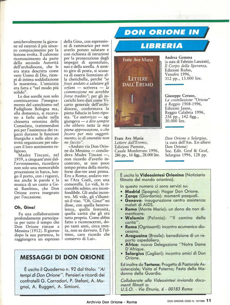 Don Orione oggi, 1996, 10, pagina 11