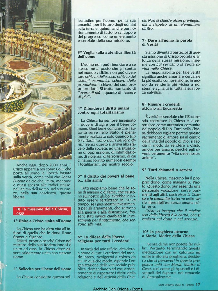 Don Orione oggi, 1996, 10, pagina 17