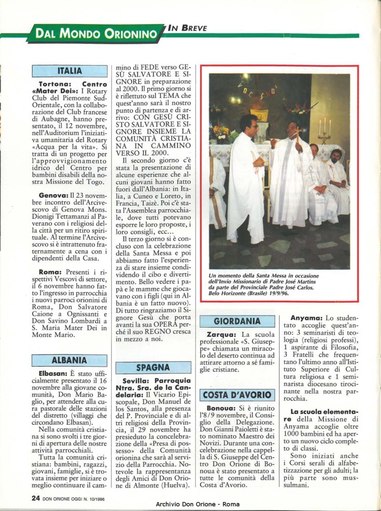 Don Orione oggi, 1996, 10, pagina 24