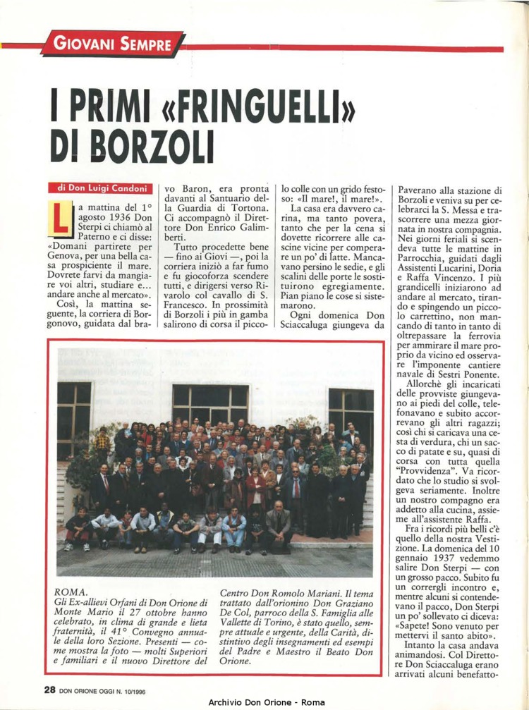 Don Orione oggi, 1996, 10, pagina 28