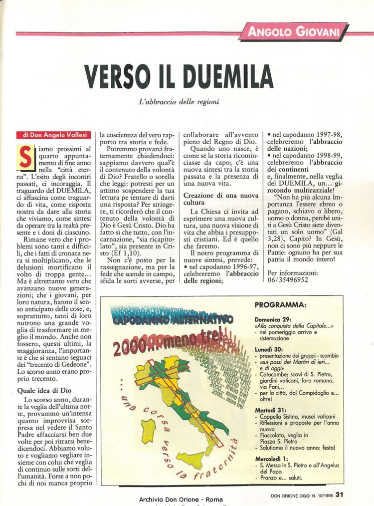 Don Orione oggi, 1996, 10, pagina 31