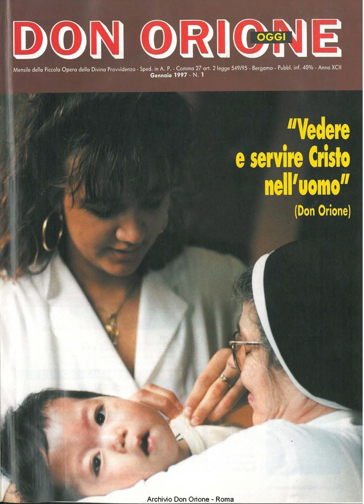 Don Orione oggi, 1997, 01, pagina 1