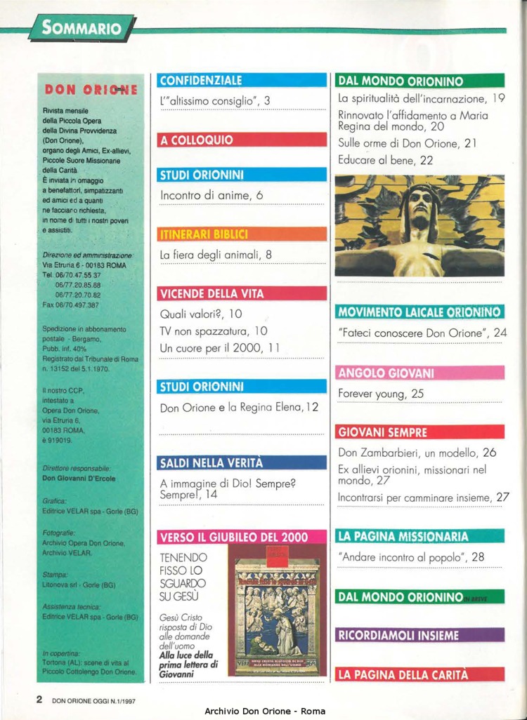 Don Orione oggi, 1997, 01, pagina 2