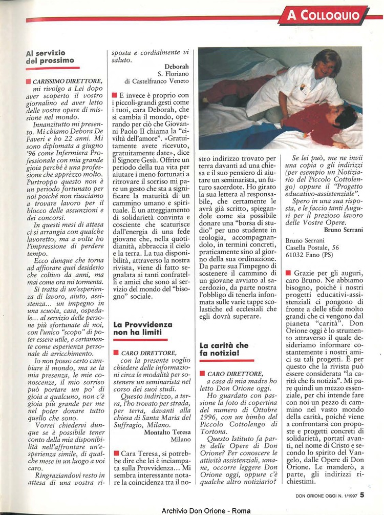 Don Orione oggi, 1997, 01, pagina 5