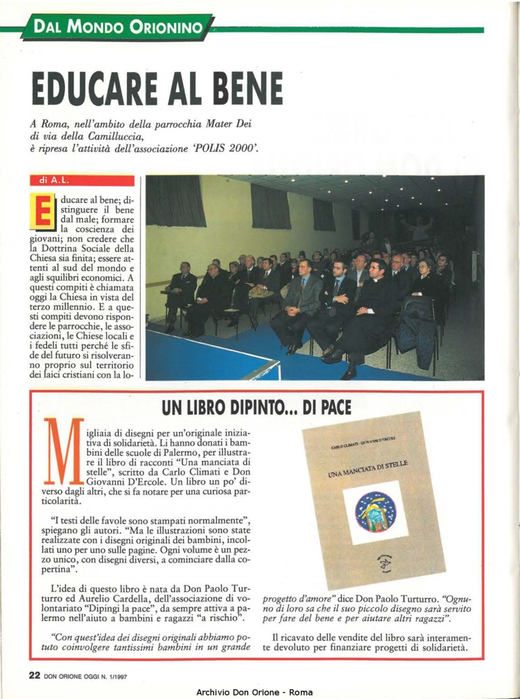 Don Orione oggi, 1997, 01, pagina 22