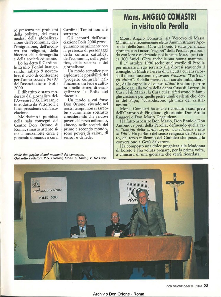 Don Orione oggi, 1997, 01, pagina 23