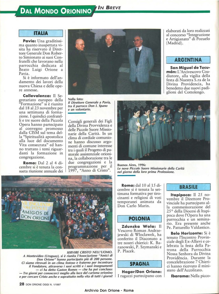 Don Orione oggi, 1997, 01, pagina 28