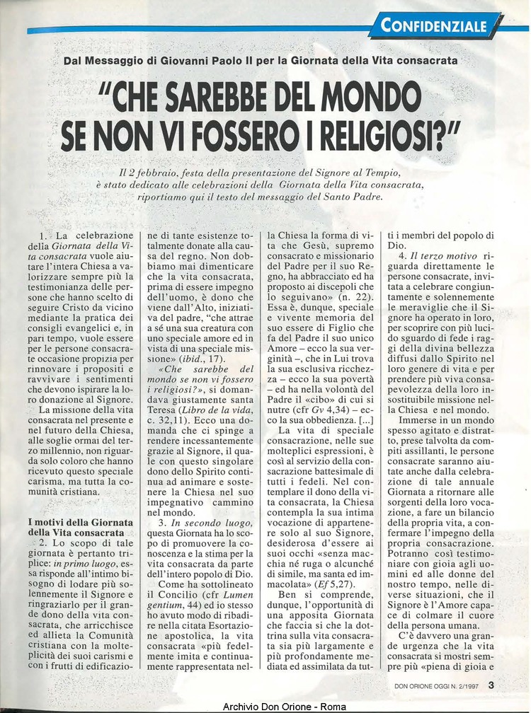 Don Orione oggi, 1997, 02, pagina 3
