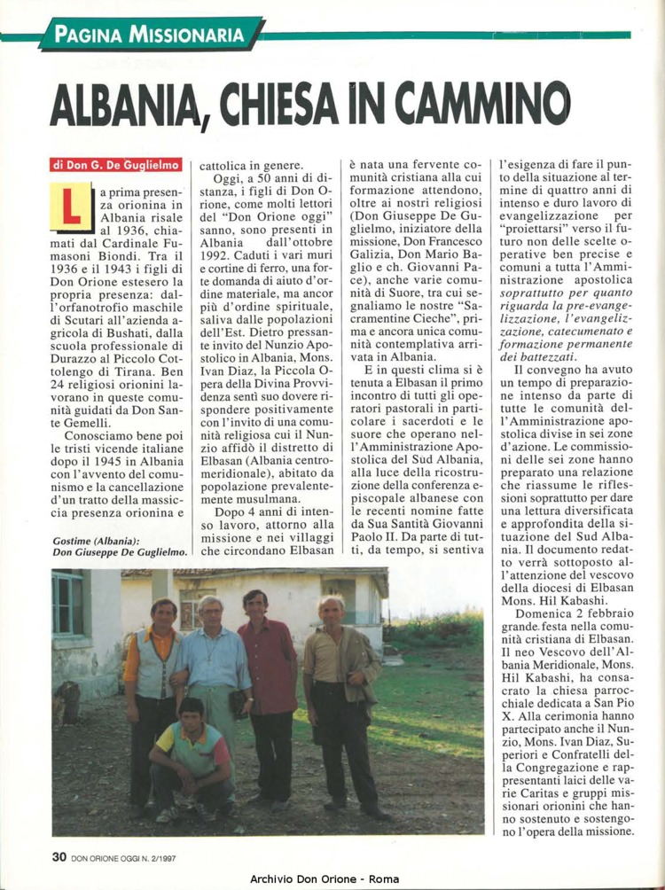 Don Orione oggi, 1997, 02, pagina 30