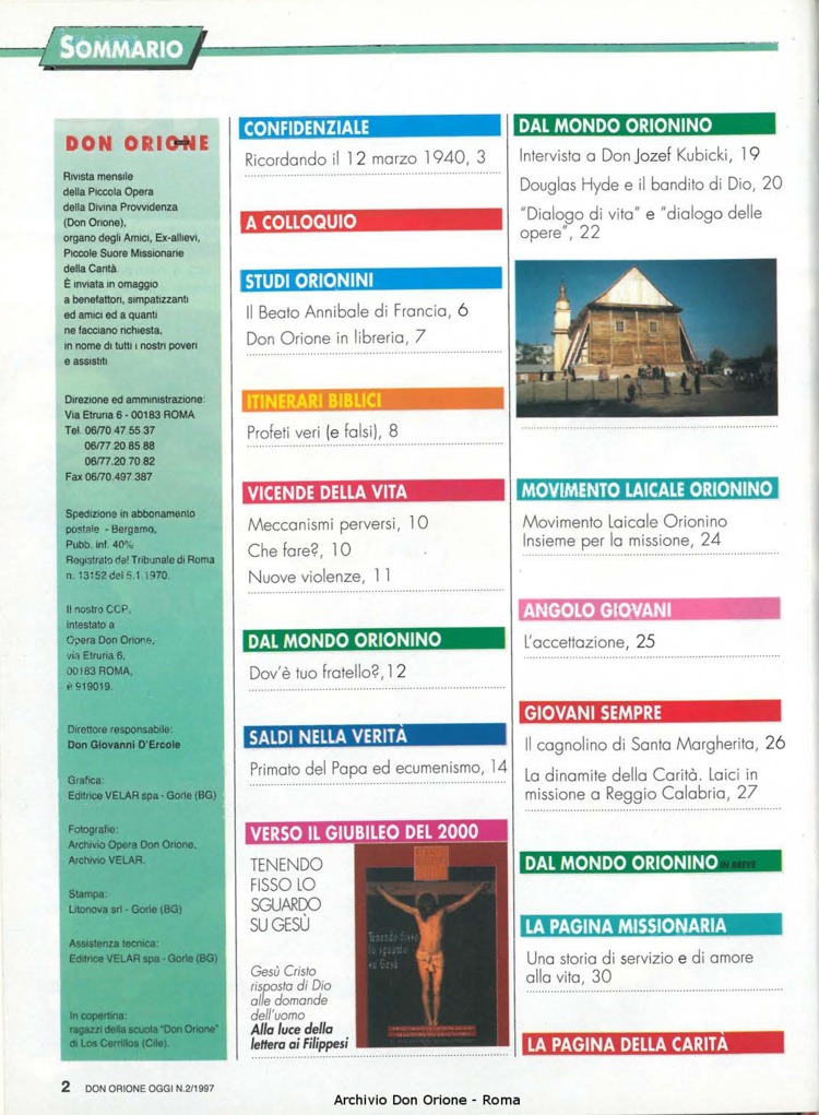 Don Orione oggi, 1997, 03, pagina 2