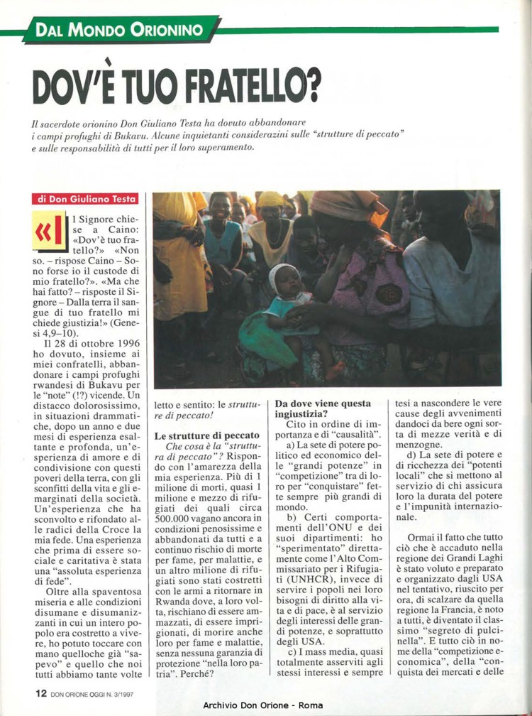 Don Orione oggi, 1997, 03, pagina 12