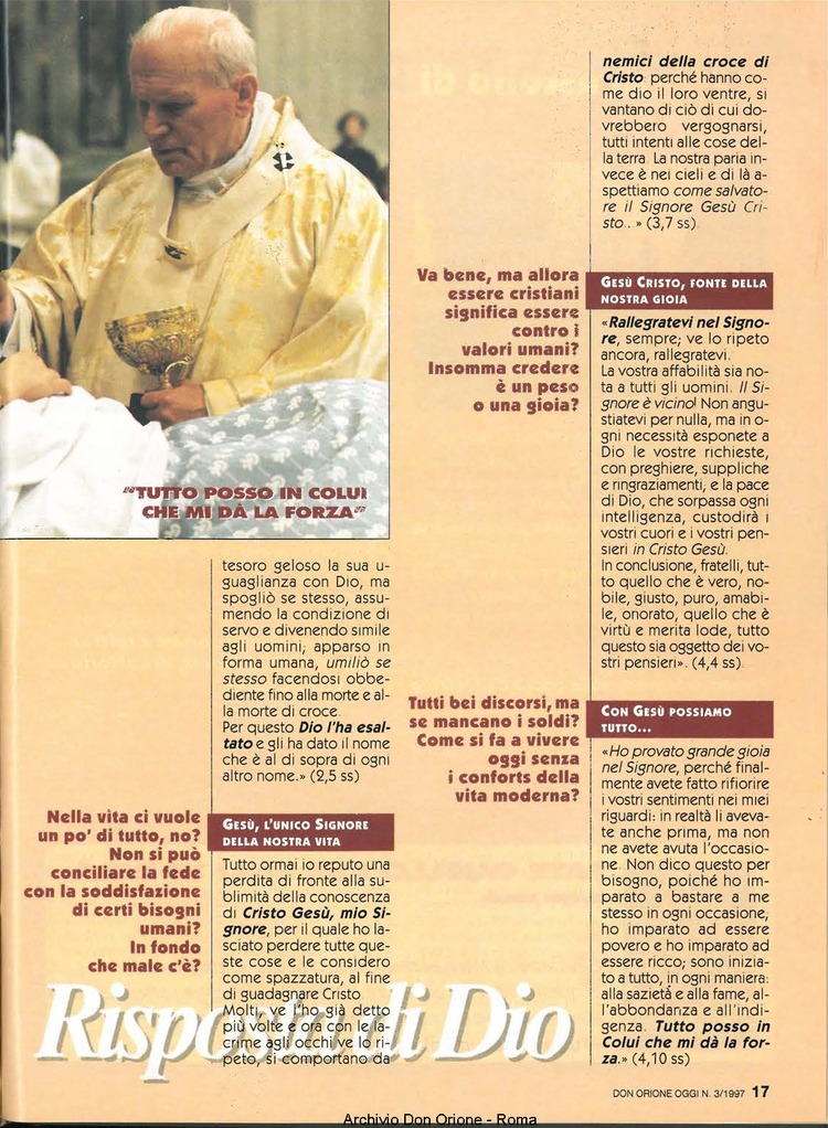 Don Orione oggi, 1997, 03, pagina 17