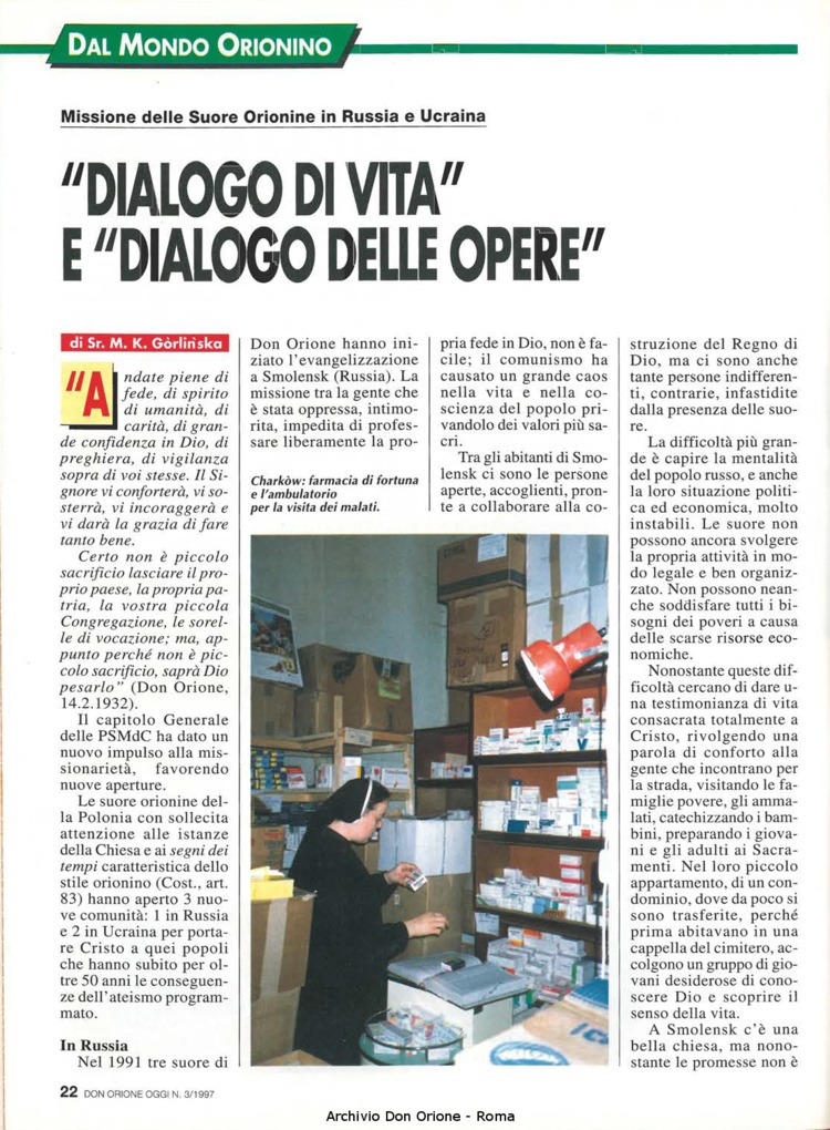Don Orione oggi, 1997, 03, pagina 22