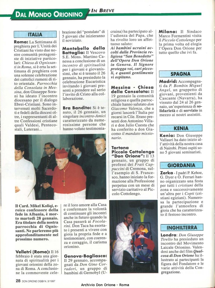 Don Orione oggi, 1997, 03, pagina 28