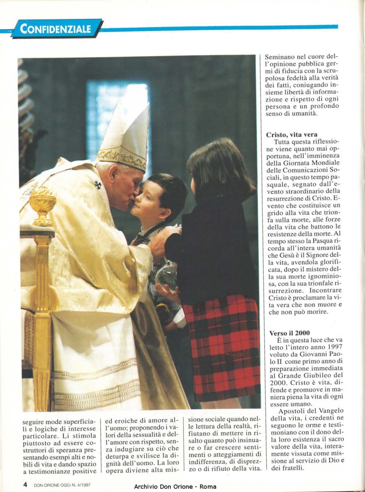 Don Orione oggi, 1997, 04, pagina 4
