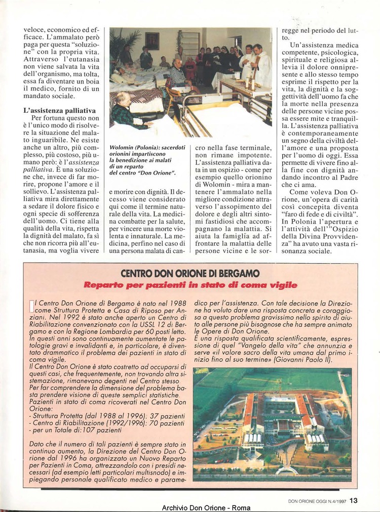 Don Orione oggi, 1997, 04, pagina 13