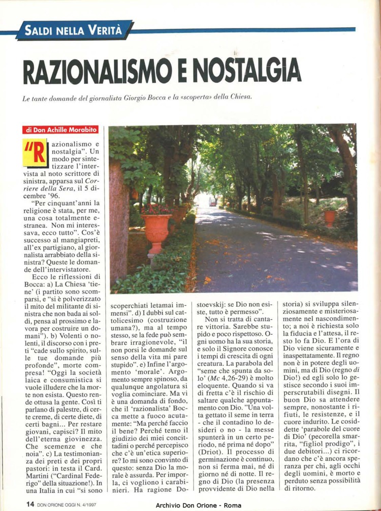 Don Orione oggi, 1997, 04, pagina 14