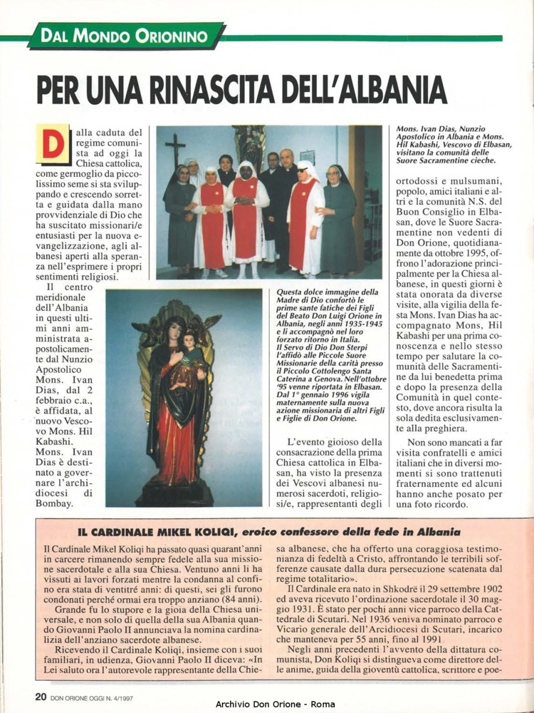 Don Orione oggi, 1997, 04, pagina 20