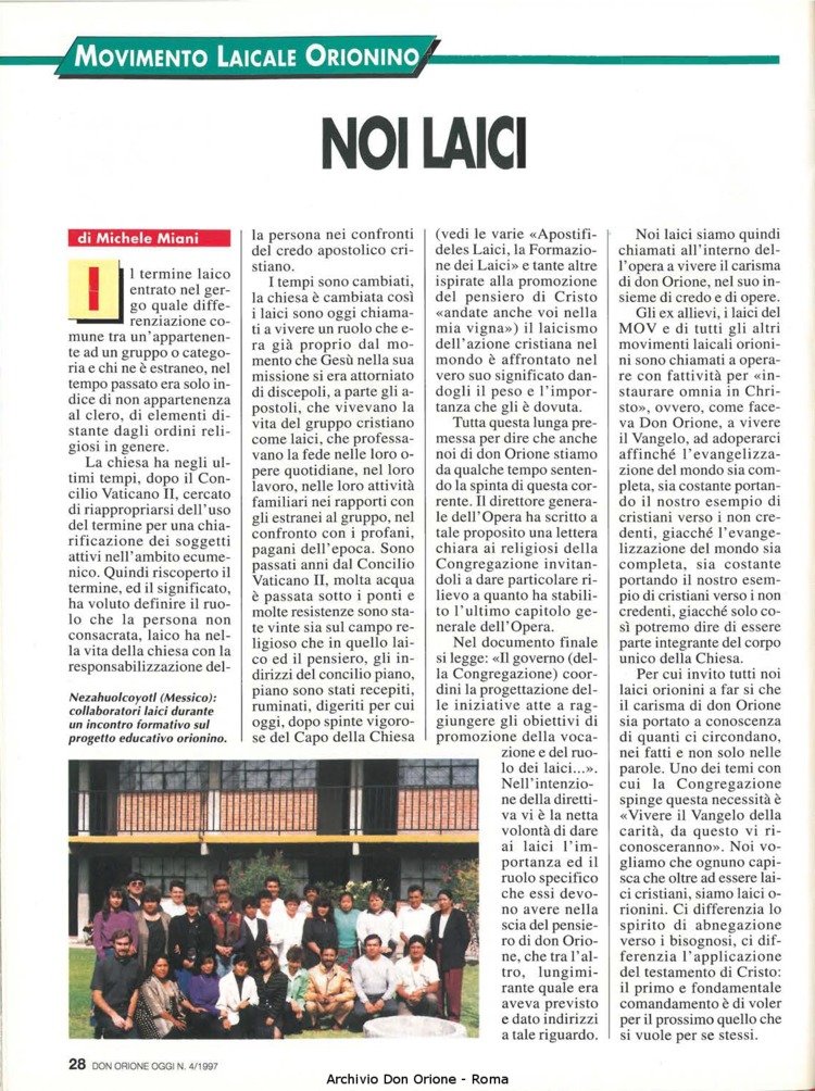 Don Orione oggi, 1997, 04, pagina 28