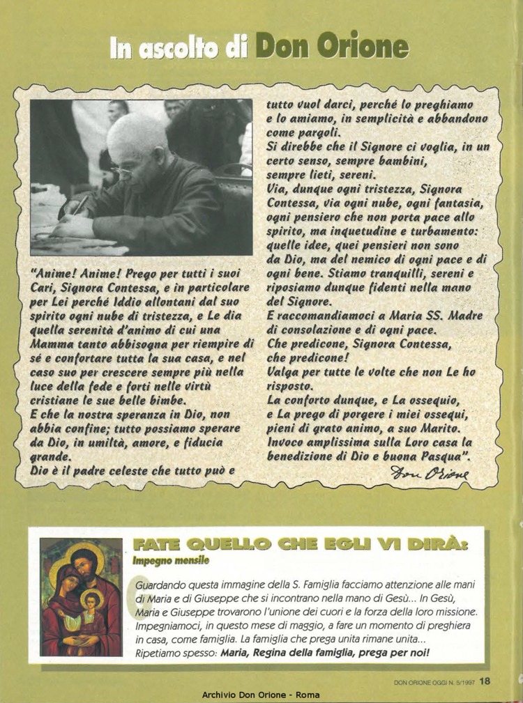 Don Orione oggi, 1997, 05, pagina 18