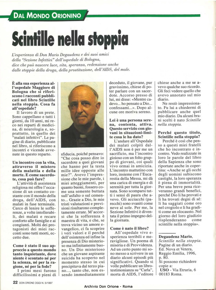Don Orione oggi, 1997, 05, pagina 22