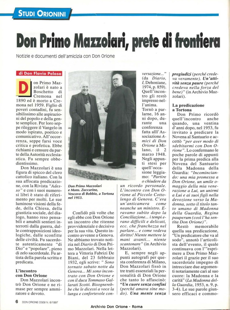 Don Orione oggi, 1997, 06, pagina 6