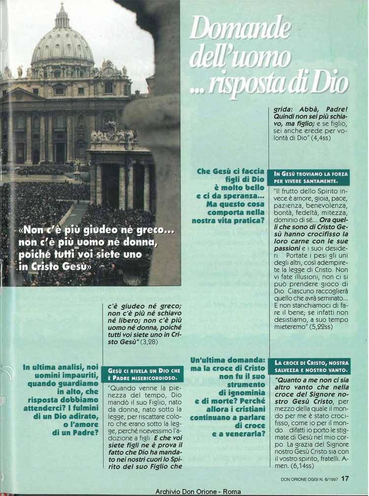 Don Orione oggi, 1997, 06, pagina 17