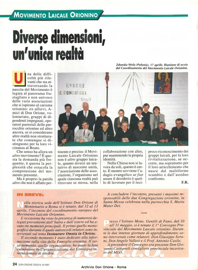 Don Orione oggi, 1997, 06, pagina 24