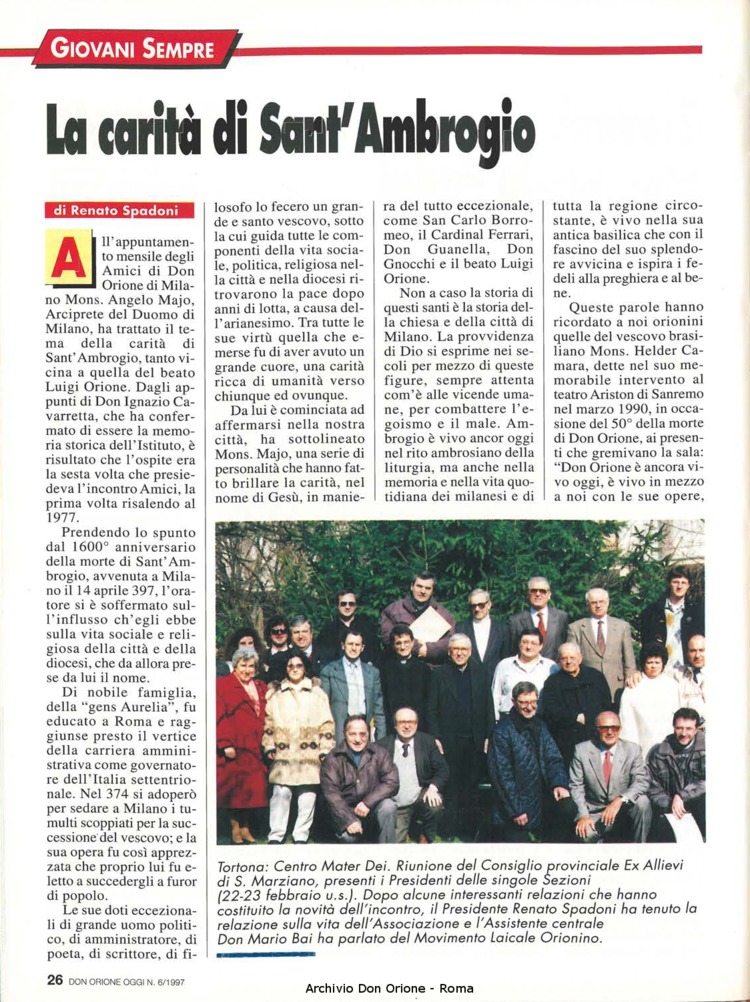 Don Orione oggi, 1997, 06, pagina 26