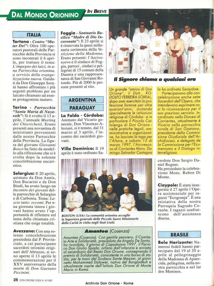 Don Orione oggi, 1997, 06, pagina 28