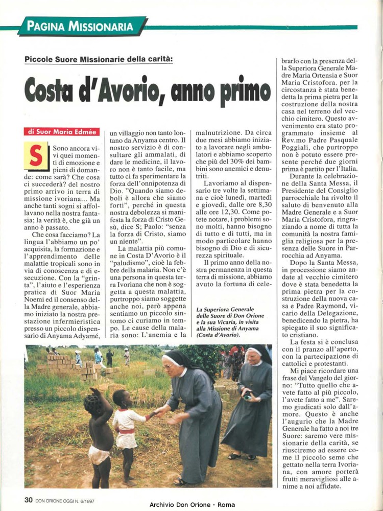 Don Orione oggi, 1997, 06, pagina 30