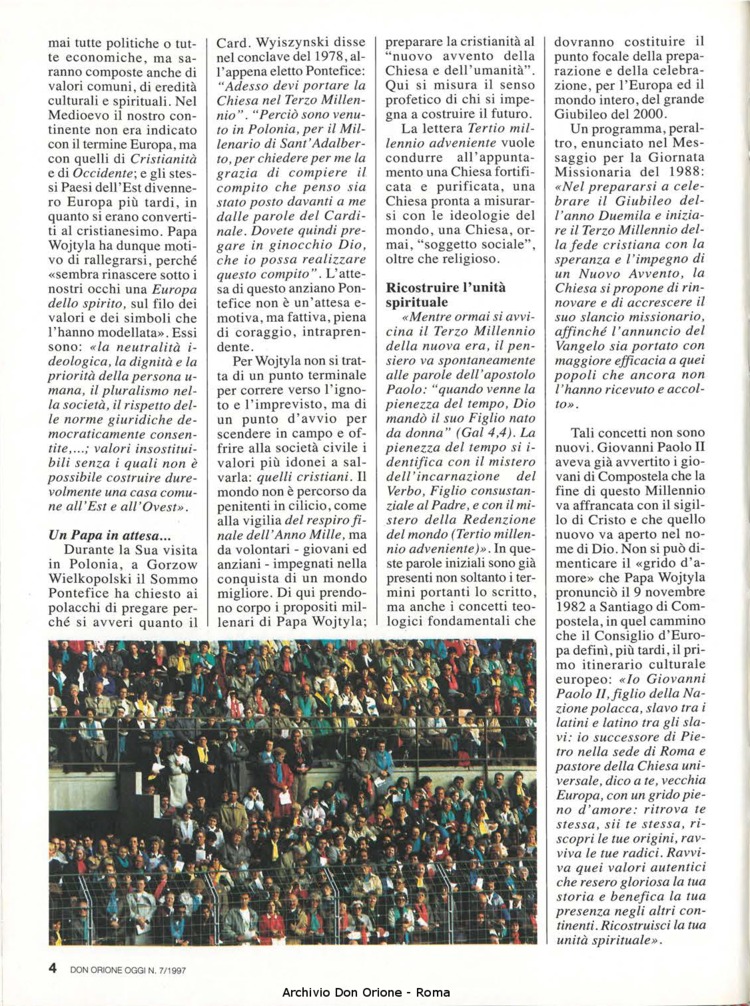 Don Orione oggi, 1997, 07, pagina 4