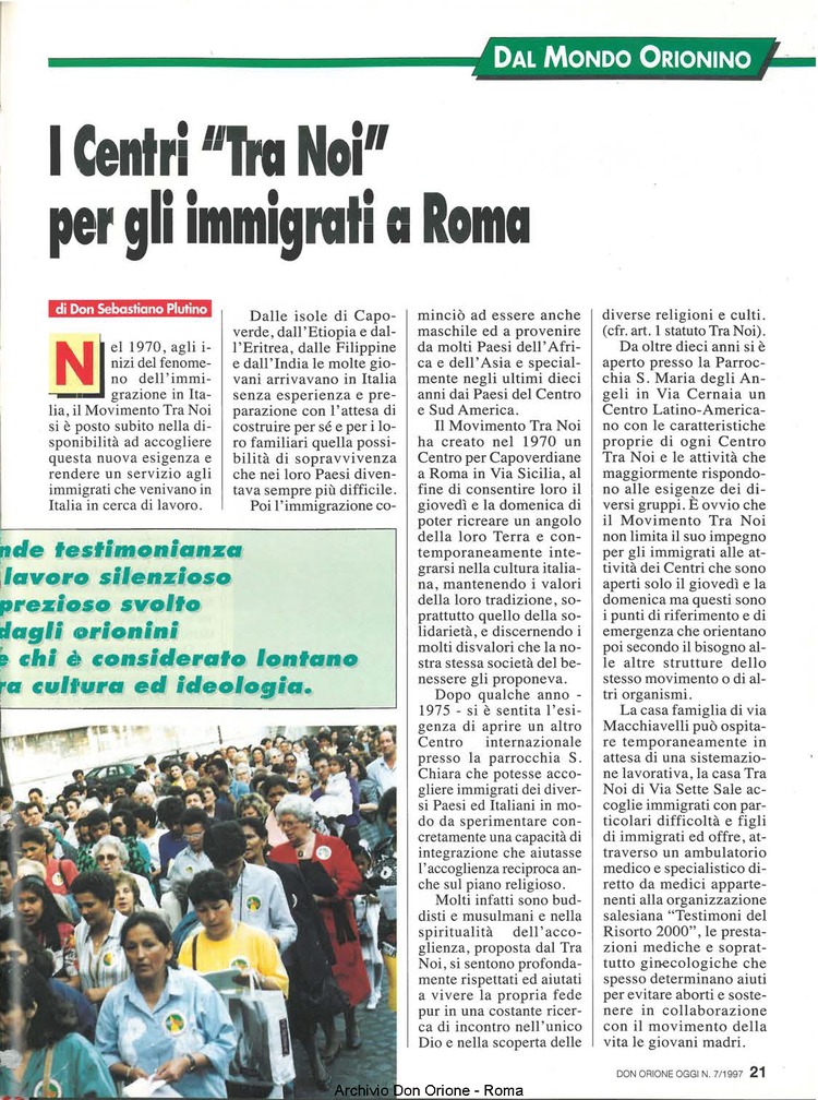 Don Orione oggi, 1997, 07, pagina 21