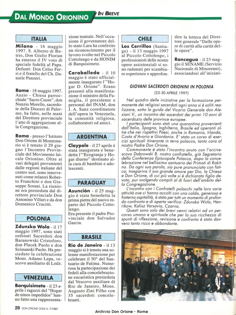 Don Orione oggi, 1997, 07, pagina 28