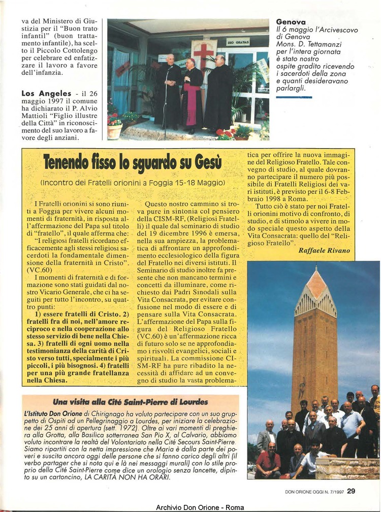 Don Orione oggi, 1997, 07, pagina 29