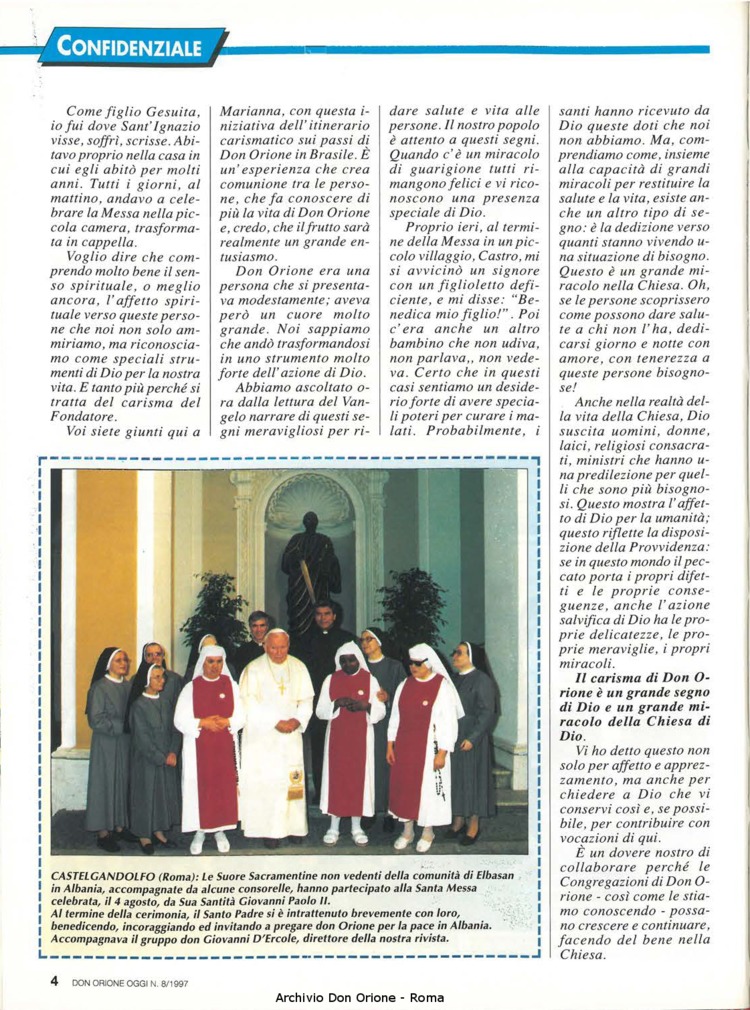 Don Orione oggi, 1997, 08, pagina 4